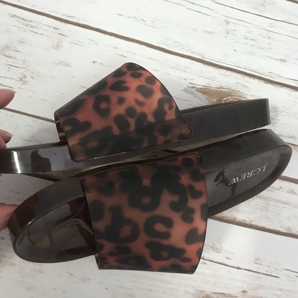 J. Crew Tortoise Pool Slide Sandal Size 7 Shower slides - Picture 4 of 7